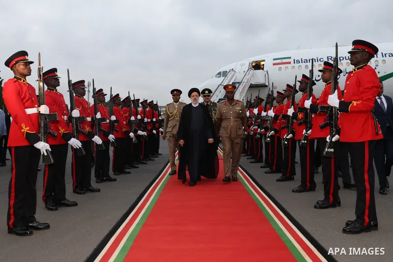 Iranian President Ebrahim Raisi visits Kenya on July 12, 2023. Photo by Iranian Presidency Office
