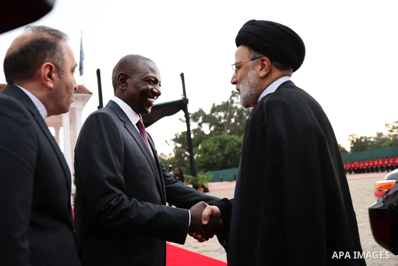 Iranian President Ebrahim Raisi visits Kenya on July 12, 2023. Photo by Iranian Presidency Office