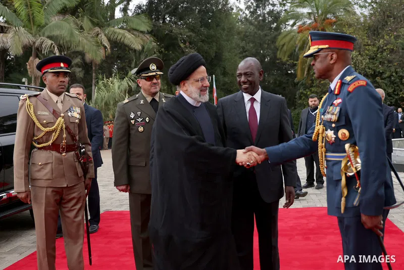 Iranian President Ebrahim Raisi visits Kenya on July 12, 2023. Photo by Iranian Presidency Office
