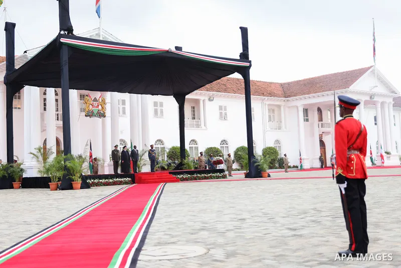 Iranian President Ebrahim Raisi visits Kenya on July 12, 2023. Photo by Iranian Presidency Office