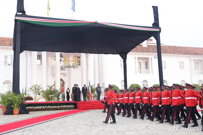 Iranian President Ebrahim Raisi visits Kenya on July 12, 2023. Photo by Iranian Presidency Office