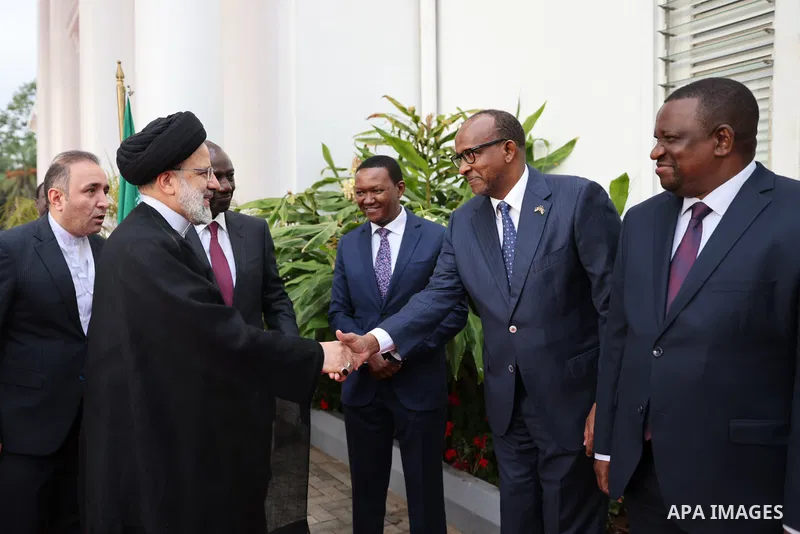 Iranian President Ebrahim Raisi visits Kenya on July 12, 2023. Photo by Iranian Presidency Office