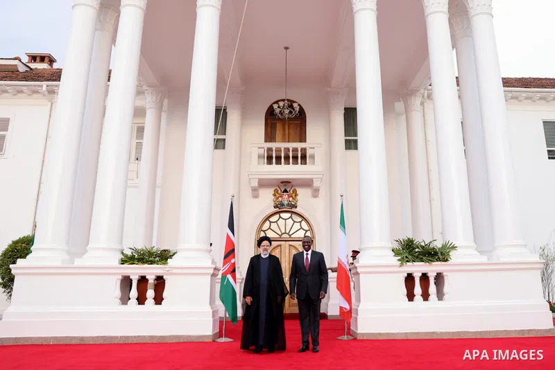 Iranian President Ebrahim Raisi visits Kenya on July 12, 2023. Photo by Iranian Presidency Office