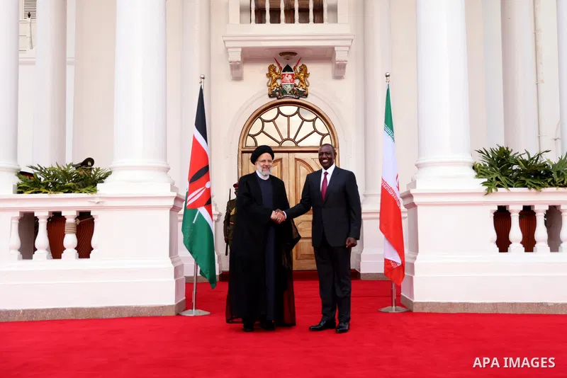 Iranian President Ebrahim Raisi visits Kenya on July 12, 2023. Photo by Iranian Presidency Office