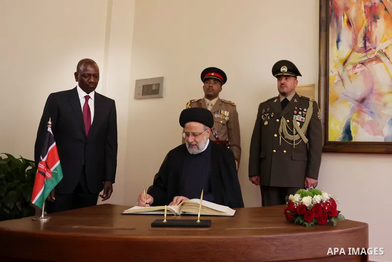 Iranian President Ebrahim Raisi visits Kenya on July 12, 2023. Photo by Iranian Presidency Office