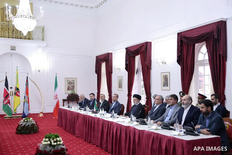 Iranian President Ebrahim Raisi visits Kenya on July 12, 2023. Photo by Iranian Presidency Office