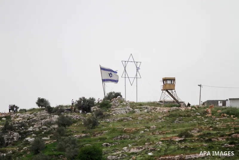 Clashes between Palestinian protesters and Israeli soldiers during a protest in the village of Beita, south of Nablus in the occupied West Bank, on April 10, 2023, against a march by settlers to the nearby Israeli outpos...