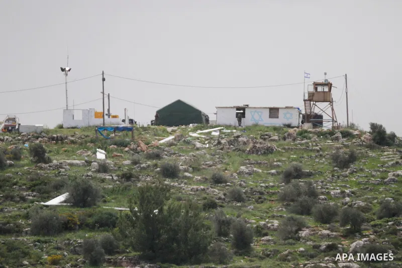 Clashes between Palestinian protesters and Israeli soldiers during a protest in the village of Beita, south of Nablus in the occupied West Bank, on April 10, 2023, against a march by settlers to the nearby Israeli outpos...