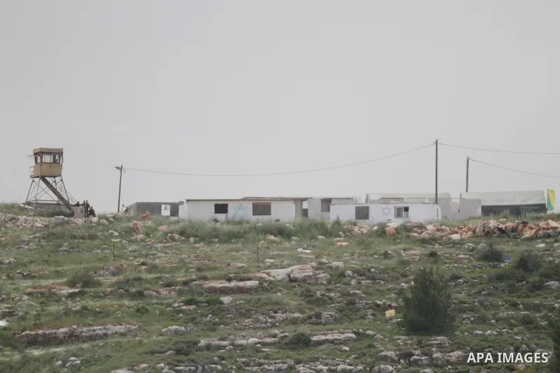 Clashes between Palestinian protesters and Israeli soldiers during a protest in the village of Beita, south of Nablus in the occupied West Bank, on April 10, 2023, against a march by settlers to the nearby Israeli outpos...