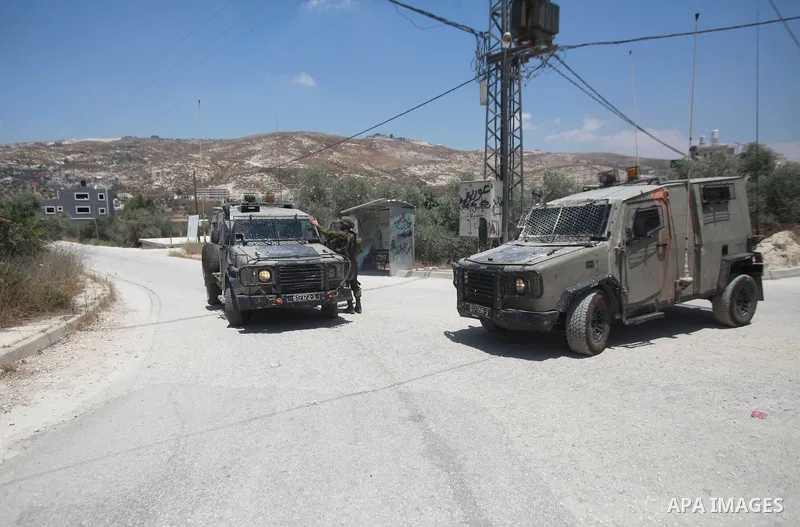Protesters clash with Israeli troops after the arrest of Palestinians in the village of Orif, south of Nablus in the northern West Bank on June 29, 2023. Settler violence is commonplace across the West Bank, and is incre...