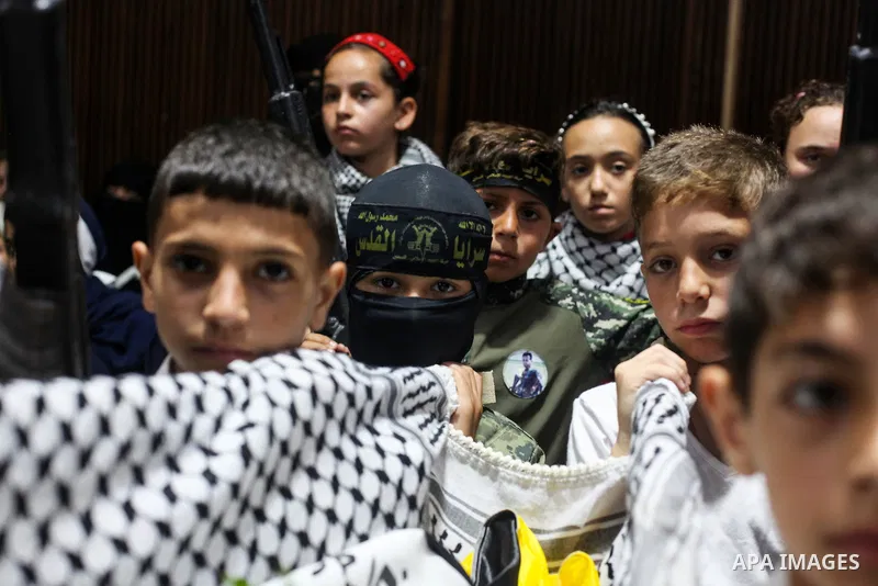 Palestinians attend a festival to honor mothers of Palestinians who were killed during the conflict between Islamic Jihad movement and Israel in May, in Gaza city on July 3, 2023. Photo by Omar Ashtawy\ apaimages