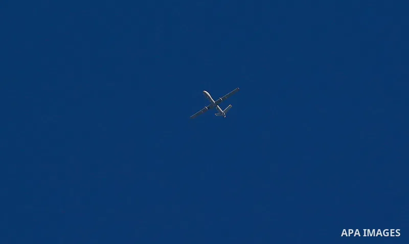 July 3, 2023, Jenin, WEST BANK: Jenin (-), 03/07/2023.- An Israeli military drone flies during an operation of the Israeli army in Jenin, the West Bank, 03 July 2023. The Israeli army announced on 03 July that they launc...