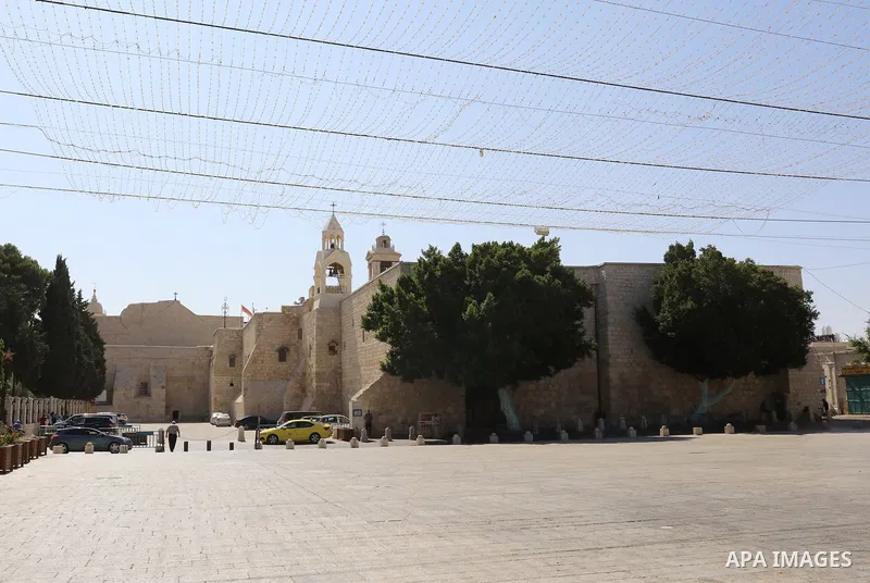 Shops are seen closed during a general strike against Israel’s assault on Jenin in the West Bank city of Bethlehem on July 04, 2023. A general strike is observed today in Gaza strip and West Bank, including East Jerusale...