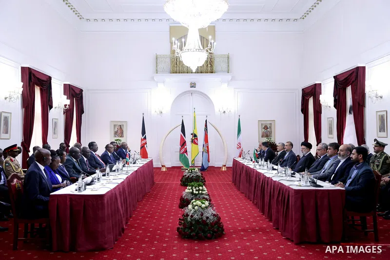 Iranian President Ebrahim Raisi visits Kenya on July 12, 2023. Photo by Iranian Presidency Office