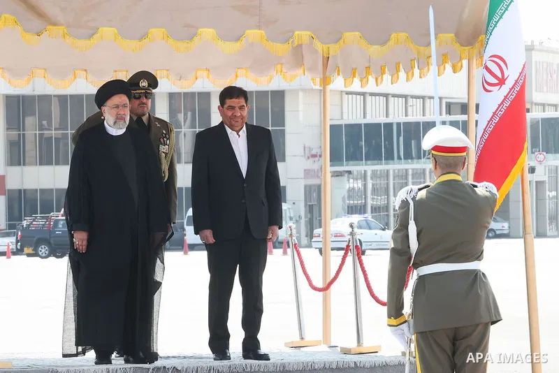 Iranian President Ebrahim Raisi Returnd home from visit to South Africa, in Iran on August 25, 2023. Photo by Iranian Presidency Office