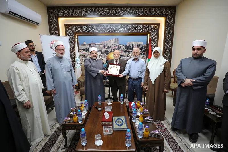 The legal oath-taking ceremony for the new Sharia judges before the President of the Supreme Council of the Sharia Judiciary, Dr. Hassan Al-Jojo, in the presence of the Acting President of the Legislative Council, Dr. Ah...