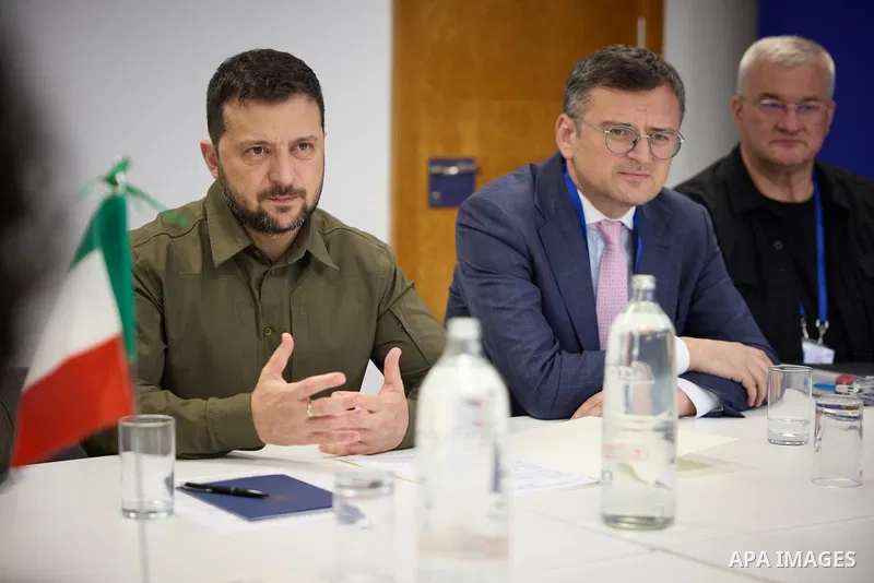 Ukraine's President Volodymyr Zelensky visits Spain to participate in the 3rd European Political Community Summit, in Granada, Spain, on Octobar 05, 2023. Photo by PRESIDENT OF UKRAINE\ apaimages.