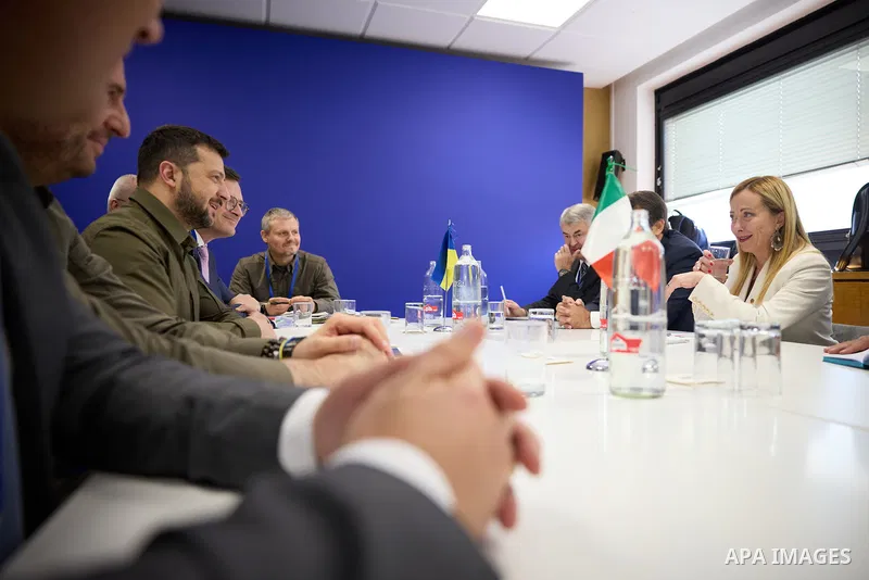 Ukraine's President Volodymyr Zelensky visits Spain to participate in the 3rd European Political Community Summit, in Granada, Spain, on Octobar 05, 2023. Photo by PRESIDENT OF UKRAINE\ apaimages.