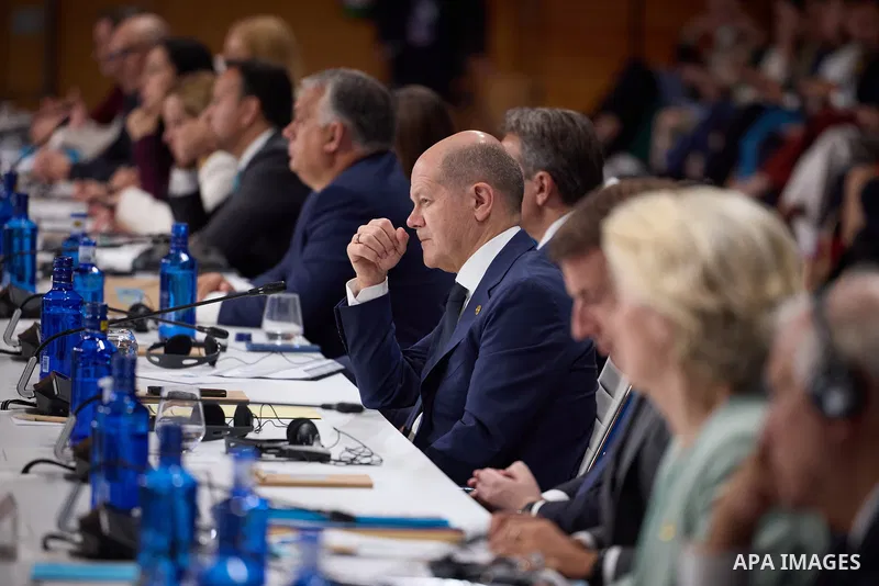 Ukraine's President Volodymyr Zelensky visits Spain to participate in the 3rd European Political Community Summit, in Granada, Spain, on Octobar 05, 2023. Photo by PRESIDENT OF UKRAINE\ apaimages.