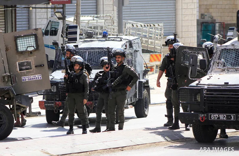 Israeli forces clash with Palestinians following the funeral of 19-year-old Labib Damidi, who was shot in an overnight attack in the village of Huwara village, in nablus city, West Bank, on October 6, 2023. The Palestini...