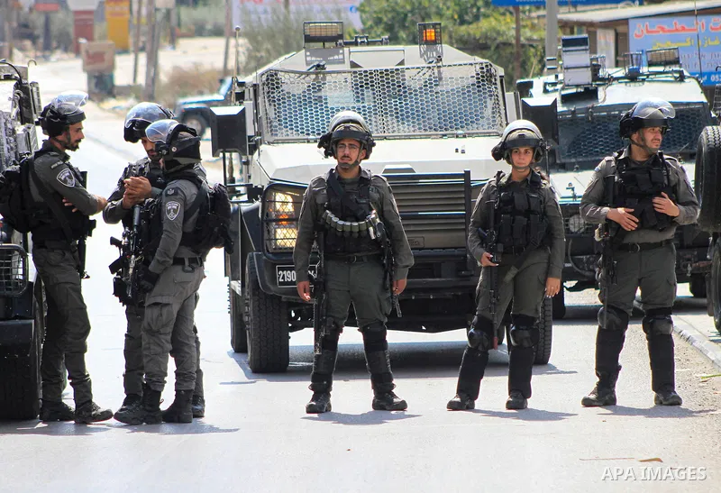 Israeli forces clash with Palestinians following the funeral of 19-year-old Labib Damidi, who was shot in an overnight attack in the village of Huwara village, in nablus city, West Bank, on October 6, 2023. The Palestini...