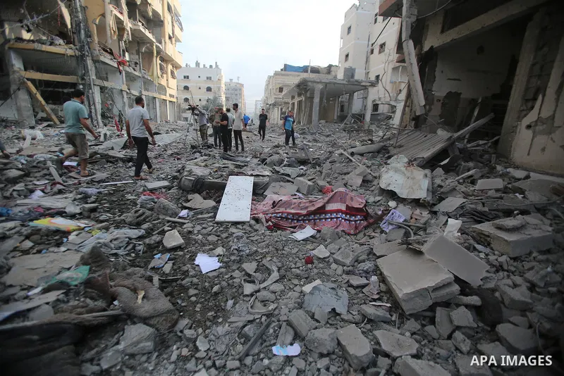 Palestinian families evacuates to safer areas following overnight Israeli shelling in Gaza city on October 11, 2023. Israel pounded Hamas targets in Gaza on October 11and said the bodies of 1,500 Islamist militants were...