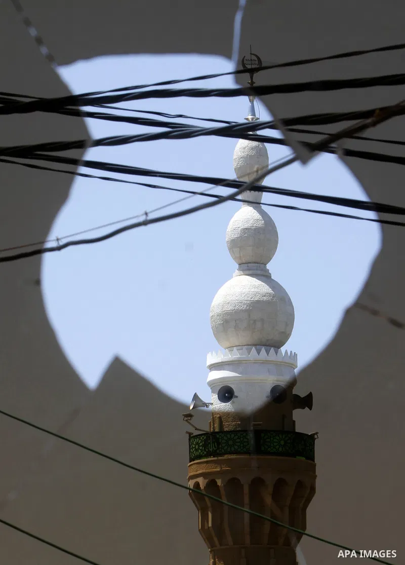 Palestinian homes that were damaged as a result of an attack by Jewish settlers in the town of Kufl Haris, east of Salfit, in the West Bank on April 17, 2023. Israeli settlers last night went on a rampage in the northern...