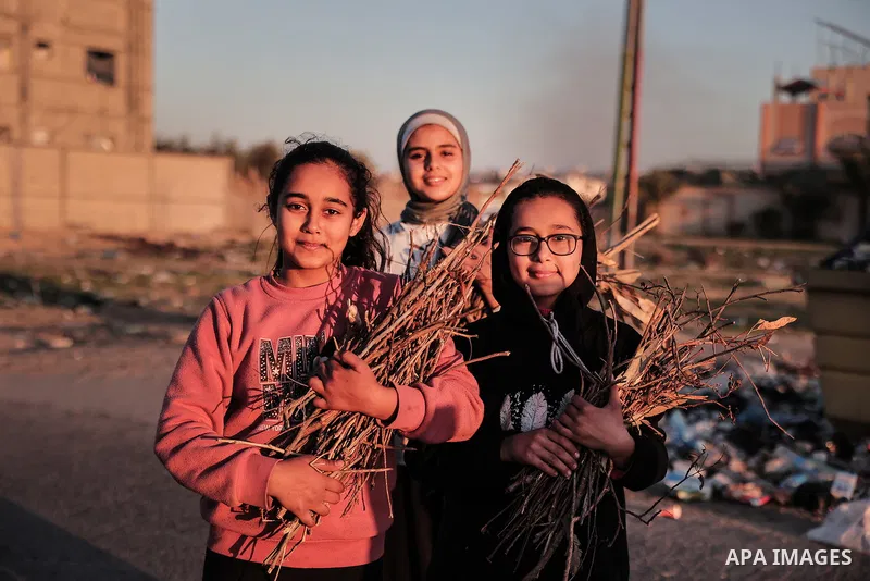A view of the Qatari-funded Hamad Town residential complex in Khan Yunis in the southern Gaza Strip, on January 06, 2024. Residents were flee their homes after an Israeli raid completely destroyed more than 6 residential...