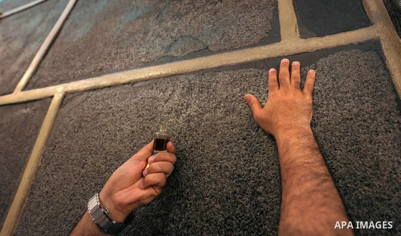 Pictures shows the Kaaba, Islam's holiest shrine, at the Grand Mosque complex in the holy city of Mecca on June 2, 2025 ahead of the annual Hajj pilgrimage. Photo by Saudi Press Agency