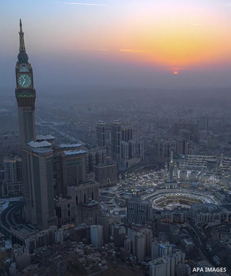 General view of the grand mosque during Hajj pilgrimage in the holy city of Mecca, Saudi Arabia, June 3, 2025. ahead of the annual Hajj pilgrimage. Photo by Saudi Press Agency