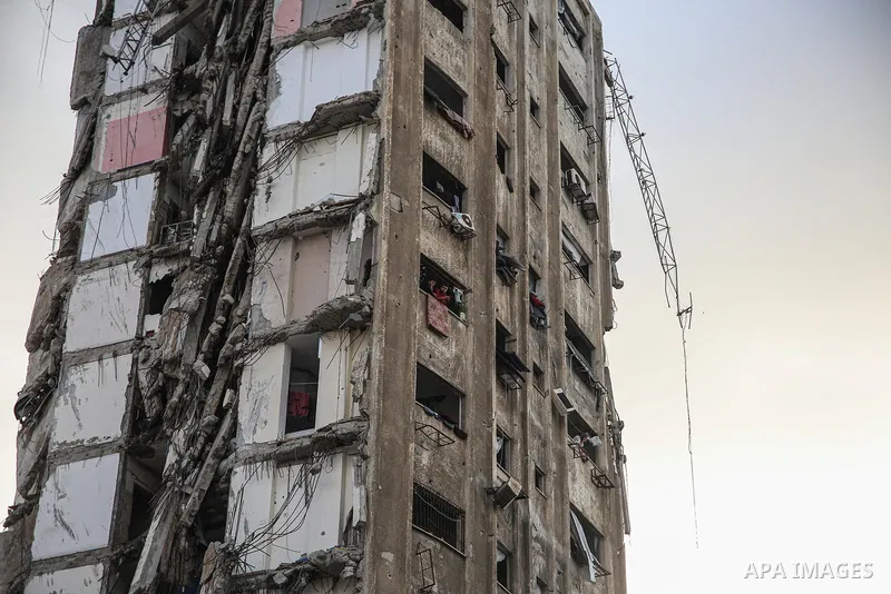 Deprived of basic needs such as shelter, food and clean water, Palestinians continue their daily life in makeshift tents and the rubble of collapsed buildings, where they live under difficult living conditions in Jabalia...