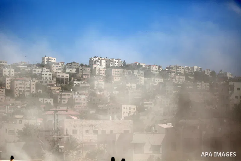 Israeli army forces demolishes Palestinian homes in the Jenin camp, in Jenin, northern West Bank, on June 30, 2025. Photo by Mohammed Nasser\ apaimages