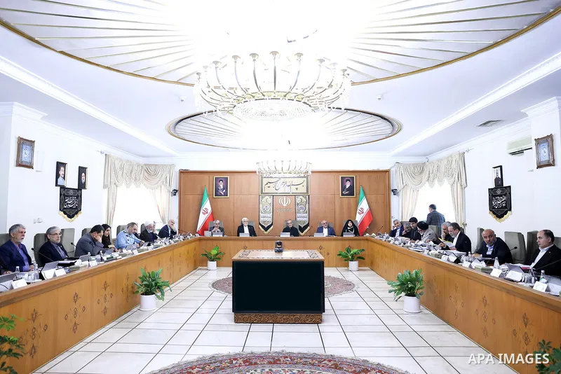Iranian President Masoud Pezeshkian chairs a meeting of the Iranian Cabinet in Tehran, Iran, on August 10, 2025. Photo by Iranian Presidency Office