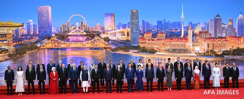 Egyptian Prime Minister Mostafa Madbouly attends an official dinner hosted by Chinese President Xi Jinping at the opening of the Shanghai Cooperation Organization Plus Summit in Tianjin, China, on August 31, 2025. Photo...