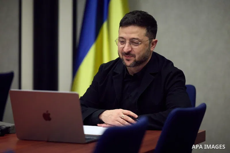 Arrival of Ukrainian President Volodymyr Zelenskyy in the German capital, Berlin, on a working visit aimed at holding political and security talks with German officials on developments in the war in Ukraine and ways to s...
