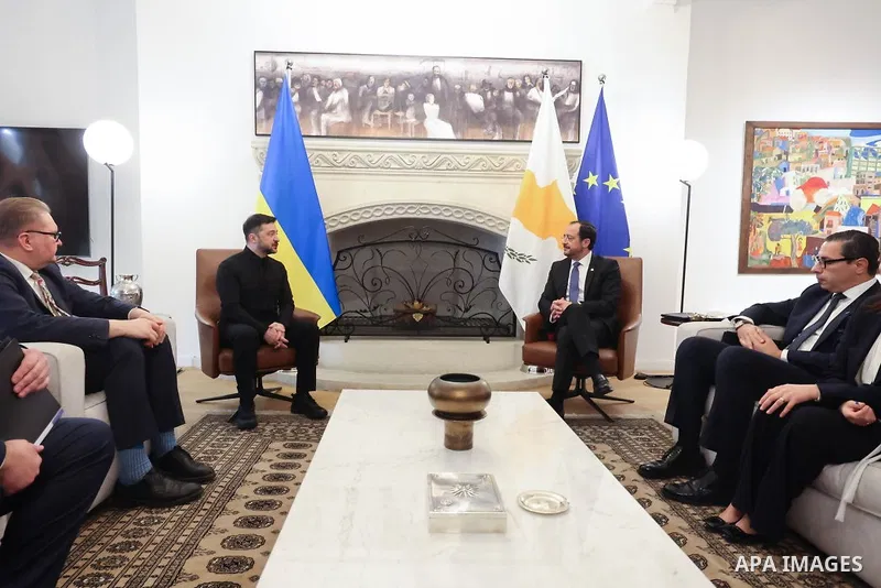 Ukrainian President Volodymyr Zelenskyy arrived in Cyprus on an official working visit. He attended the opening ceremony of Cyprus's presidency of the Council of the European Union and held talks with Cypriot President N...