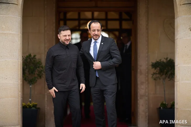 Ukrainian President Volodymyr Zelenskyy arrived in Cyprus on an official working visit. He attended the opening ceremony of Cyprus's presidency of the Council of the European Union and held talks with Cypriot President N...