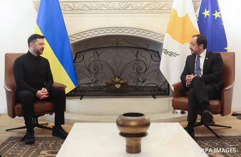 Ukrainian President Volodymyr Zelenskyy arrived in Cyprus on an official working visit. He attended the opening ceremony of Cyprus's presidency of the Council of the European Union and held talks with Cypriot President N...