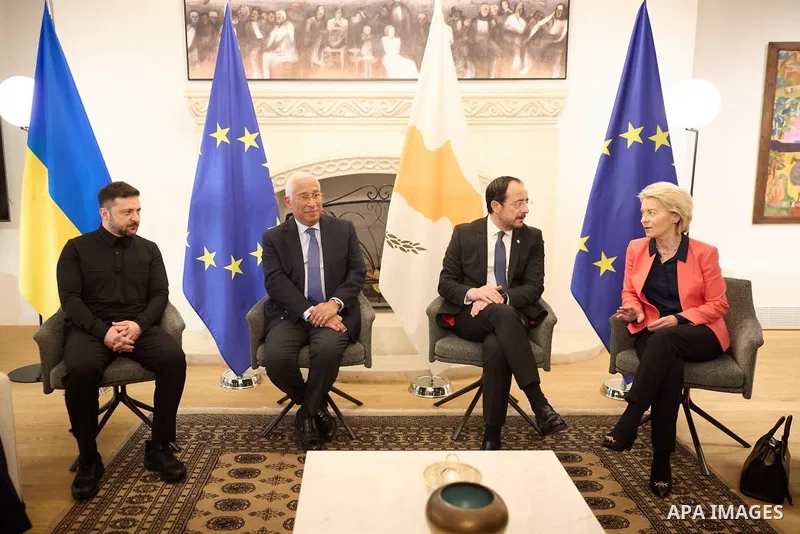 Ukrainian President Volodymyr Zelenskyy arrived in Cyprus on an official working visit. He attended the opening ceremony of Cyprus's presidency of the Council of the European Union and held talks with Cypriot President N...