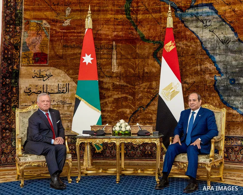 Jordanian King Abdullah II and Egyptian President Abdel Fattah al-Sisi held talks in Cairo, focusing on strengthening joint Arab action and restoring stability to the region, while emphasizing continued coordination on A...