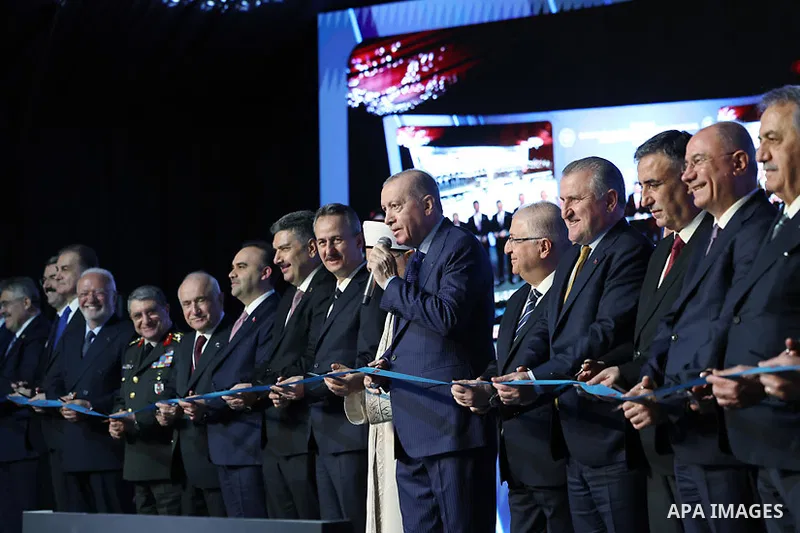 Turkish President Recep Tayyip Erdoğan participated in the launch and commissioning ceremony of the unmanned marine vessel "Sancar," manufactured by Havelsan Aerospace Industries. He also laid the foundation stone and in...