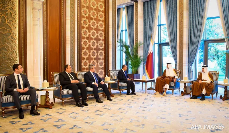 Egyptian Foreign Minister Badr Abdel-Aty met with the Emir of Qatar, Tamim bin Hamad Al Thani, in Doha, at the start of a tour that includes several Arab countries. He was tasked by Egyptian President Abdel Fattah al-Sis...
