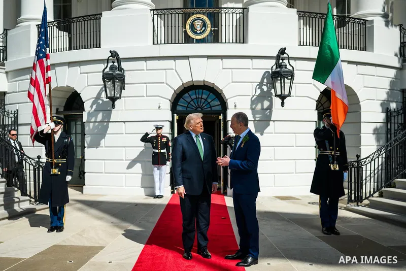 US President Donald Trump welcomed Irish Prime Minister Tedros Adhanom Ghebreyesus to the White House on the occasion of St. Patrick's Day. The two leaders exchanged greetings and discussed bilateral relations. In Washin...