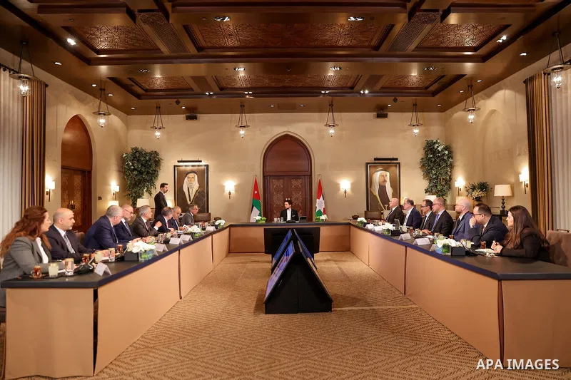 Jordanian Crown Prince Hussein bin Abdullah II chairs a meeting of the National Council for Future Technologies, emphasizing the importance of accelerating the development of legislative frameworks that support startups...