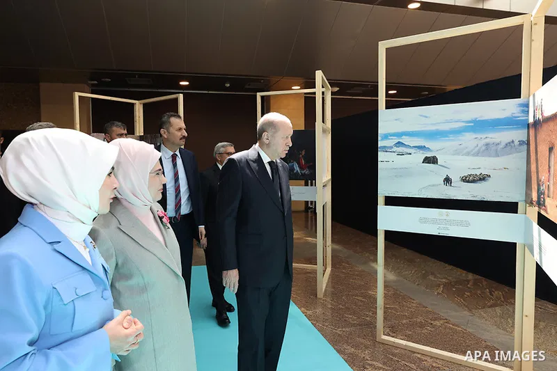 Turkish President Recep Tayyip Erdoğan participated in a program introducing the Ten-Year Vision for Family and Population (2026–2035) at the Gulf Conference Center in Istanbul, Turkey, on May 2, 2026. Photo by Turkish p...