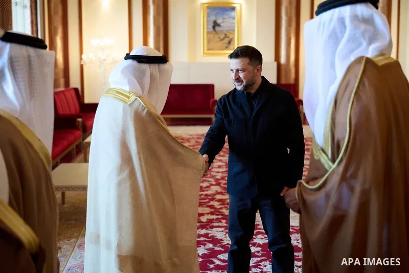 Ukrainian President Volodymyr Zelenskyy visited the Kingdom of Bahrain, where he met with King Hamad bin Isa Al Khalifa in Manama, Bahrain, on May 5, 2026. The two sides discussed ways to strengthen bilateral relations,...