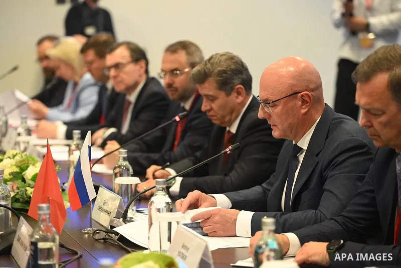 Russian Deputy Prime Minister Dmitry Chernyshenko holds a series of bilateral working meetings with the co-chairs of intergovernmental commissions from Vietnam, Venezuela, and Cuba, as well as ITER Director-General Pietr...