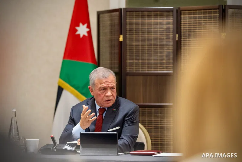 Jordan's King Abdullah II meets chief executive officers and founders of major British companies in London, United Kingdom, on July 23, 2026, to discuss opportunities for expanding economic and investment cooperation bet...