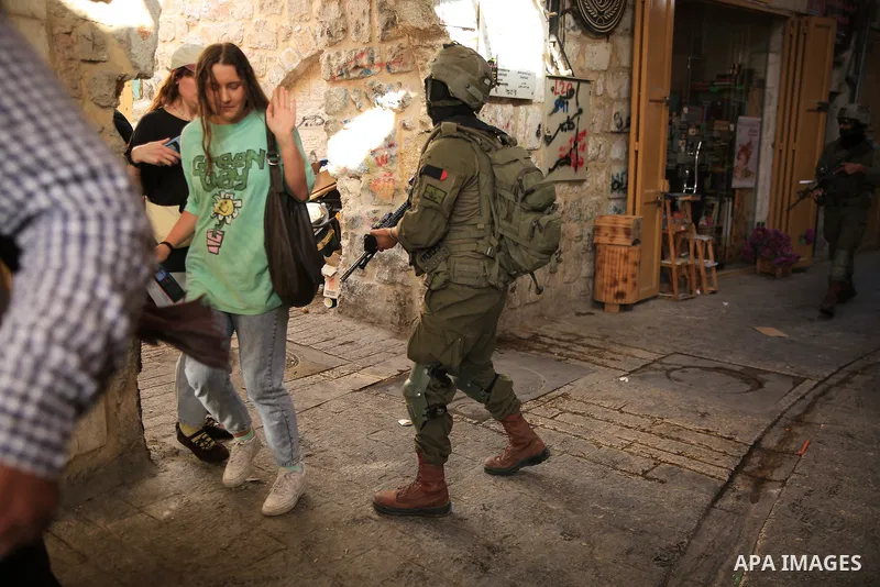 Israeli forces deploy in the Old City of Hebron in the occupied West Bank on July 25, 2026, closing roads and entrances to several neighborhoods to secure a tour by Israeli settlers. According to witnesses, the measures...