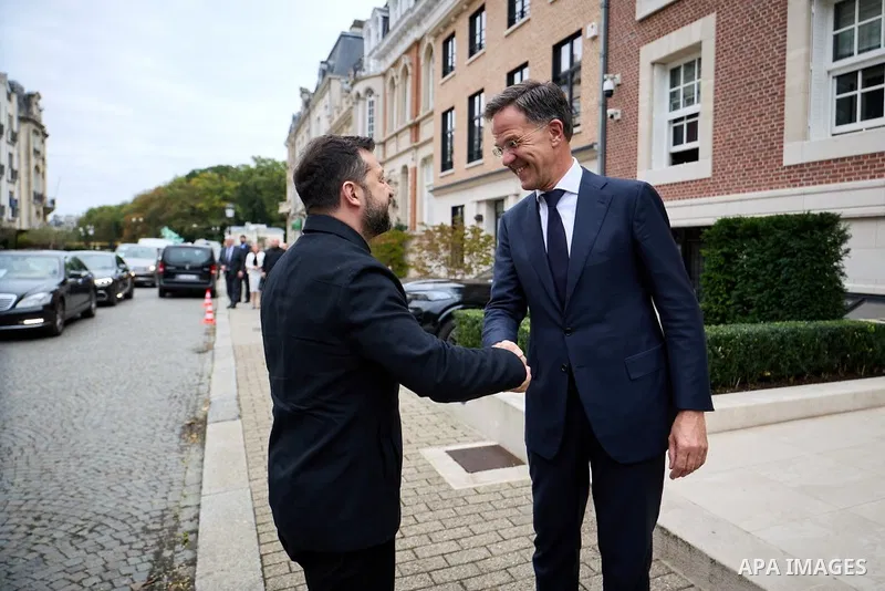 Ukrainian President Volodymyr Zelenskyy visits Brussels, Belgium, on October 15, 2026, for talks with Belgian and European officials on strengthening military support for Ukraine, including the supply of F-16 fighter jet...